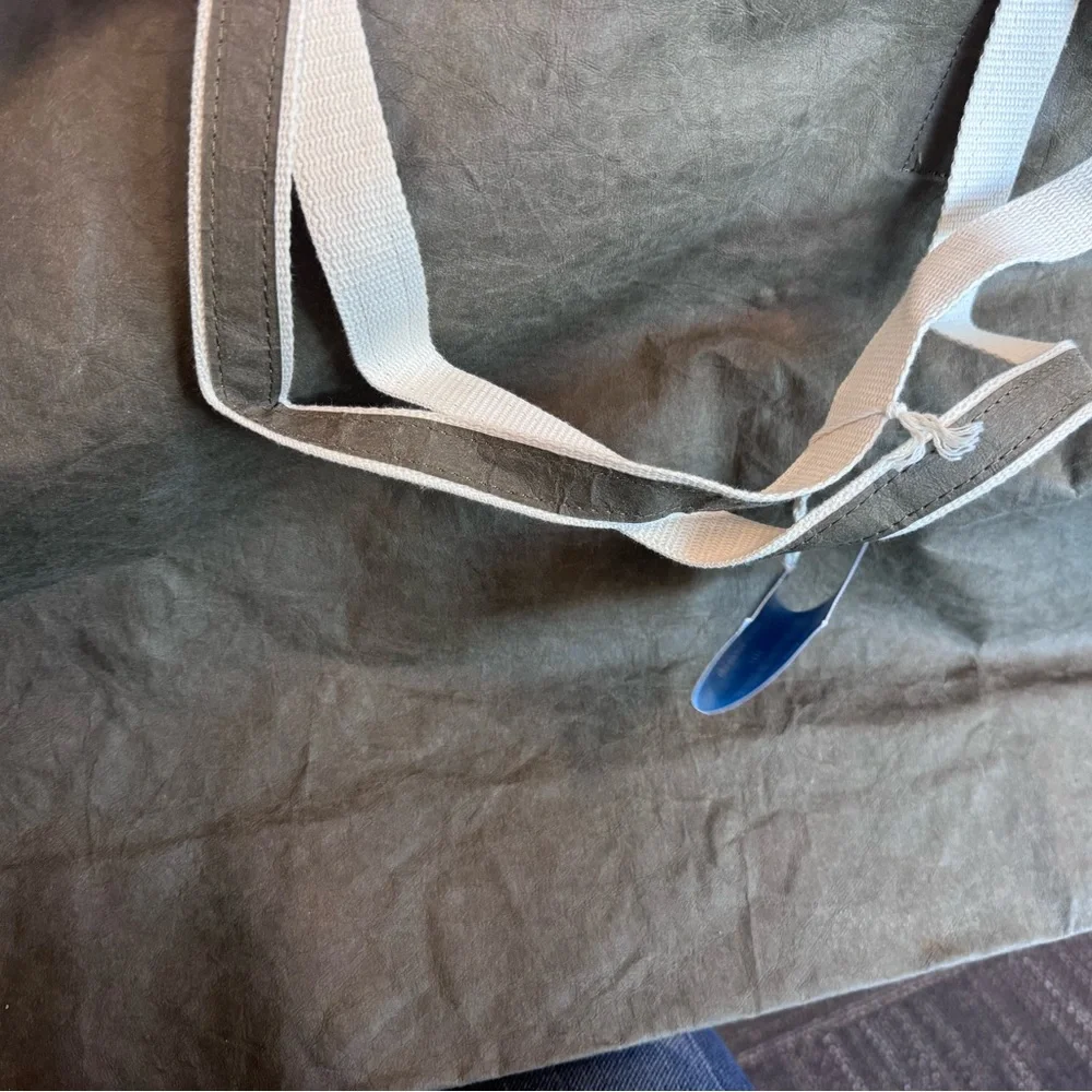 Olive Green Women's Tote Bag - Supernatural Paper - Picture 3 of 5